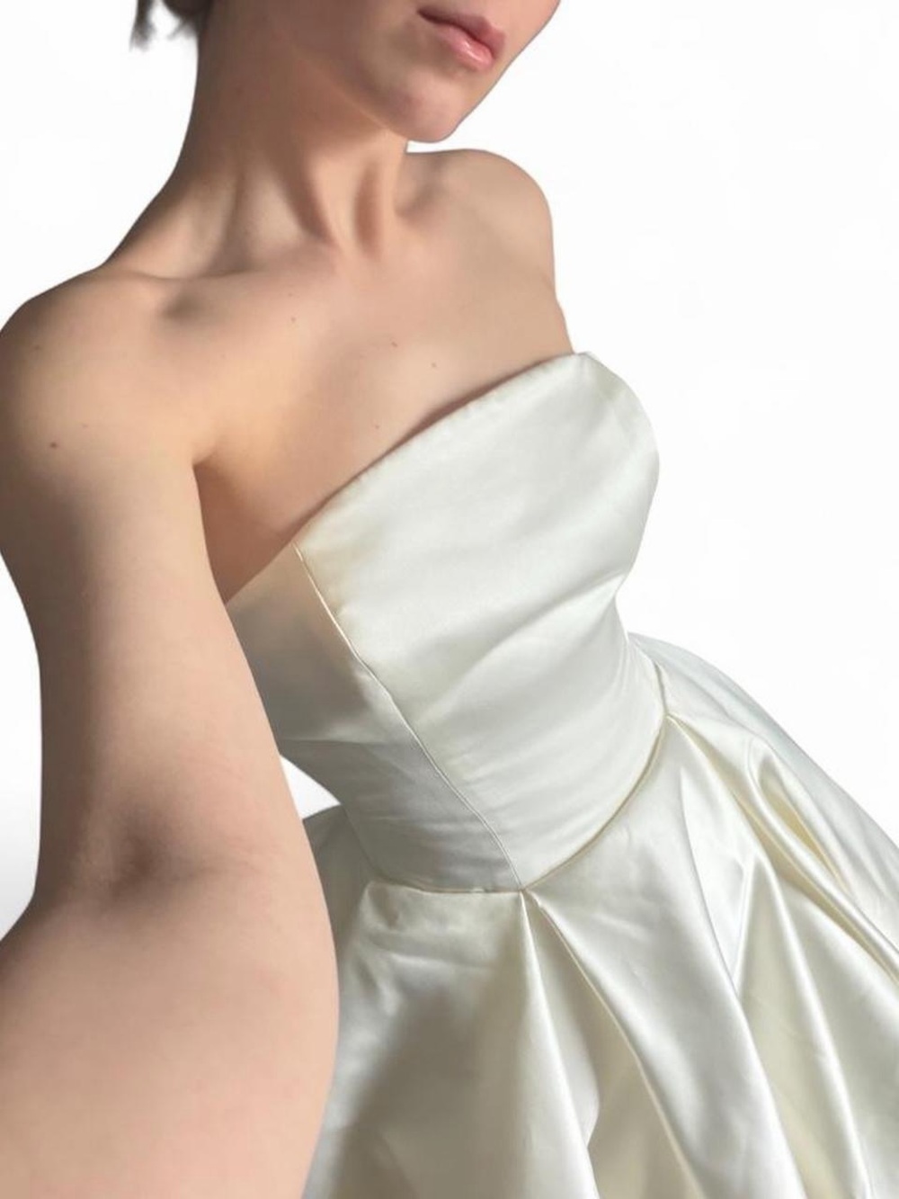Elegant Strapless Rita Vinieris Gown